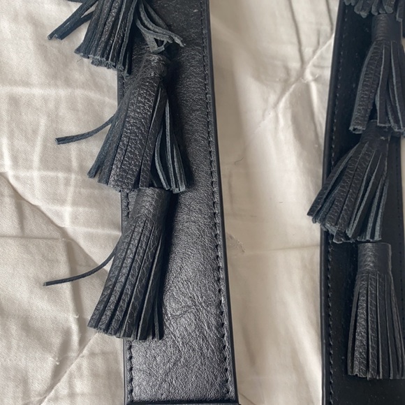 Sofia Rebecca Minkoff Purse or guitar strap genuine leather with fringes - Picture 4 of 8